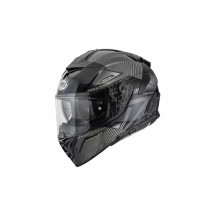Casco Devil Carbon MN — L, gris brillo